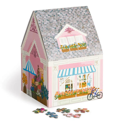 Joy Laforme Flower Shop 500 Piece House Puzzle