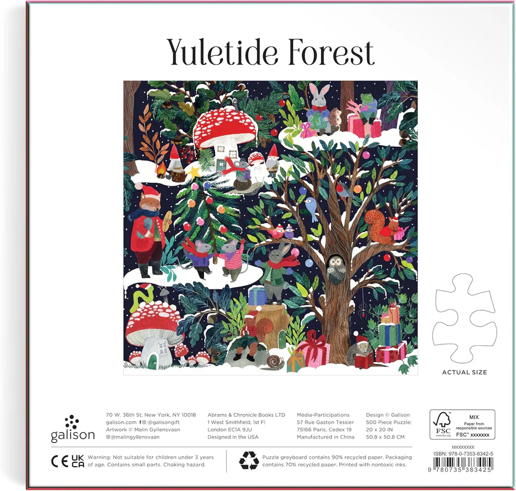 Yuletide Forest 500 Piece Puzzle