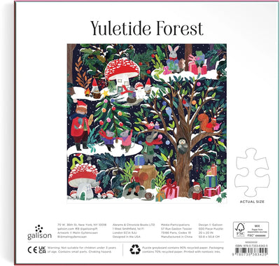 Yuletide Forest 500 Piece Puzzle