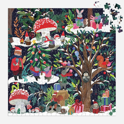 Yuletide Forest 500 Piece Puzzle