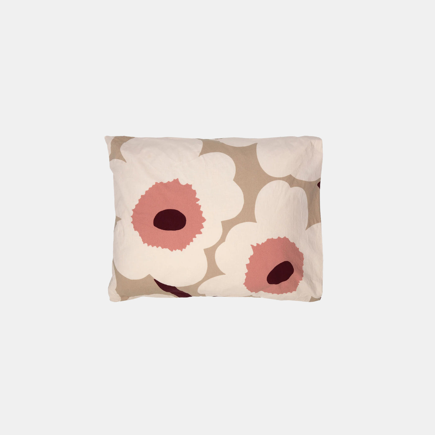 Unikko pillow case 50 x 70/75 cm - beige, rose