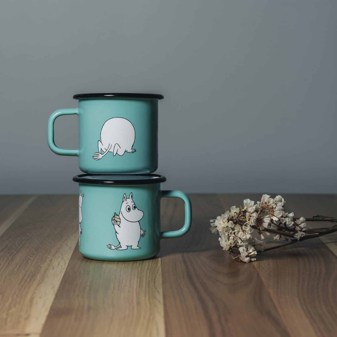 Moomin enamel mug Moomintroll - 370ml